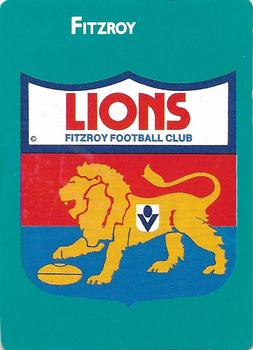 1988 Scanlens VFL #101 Fitzroy Lions Front